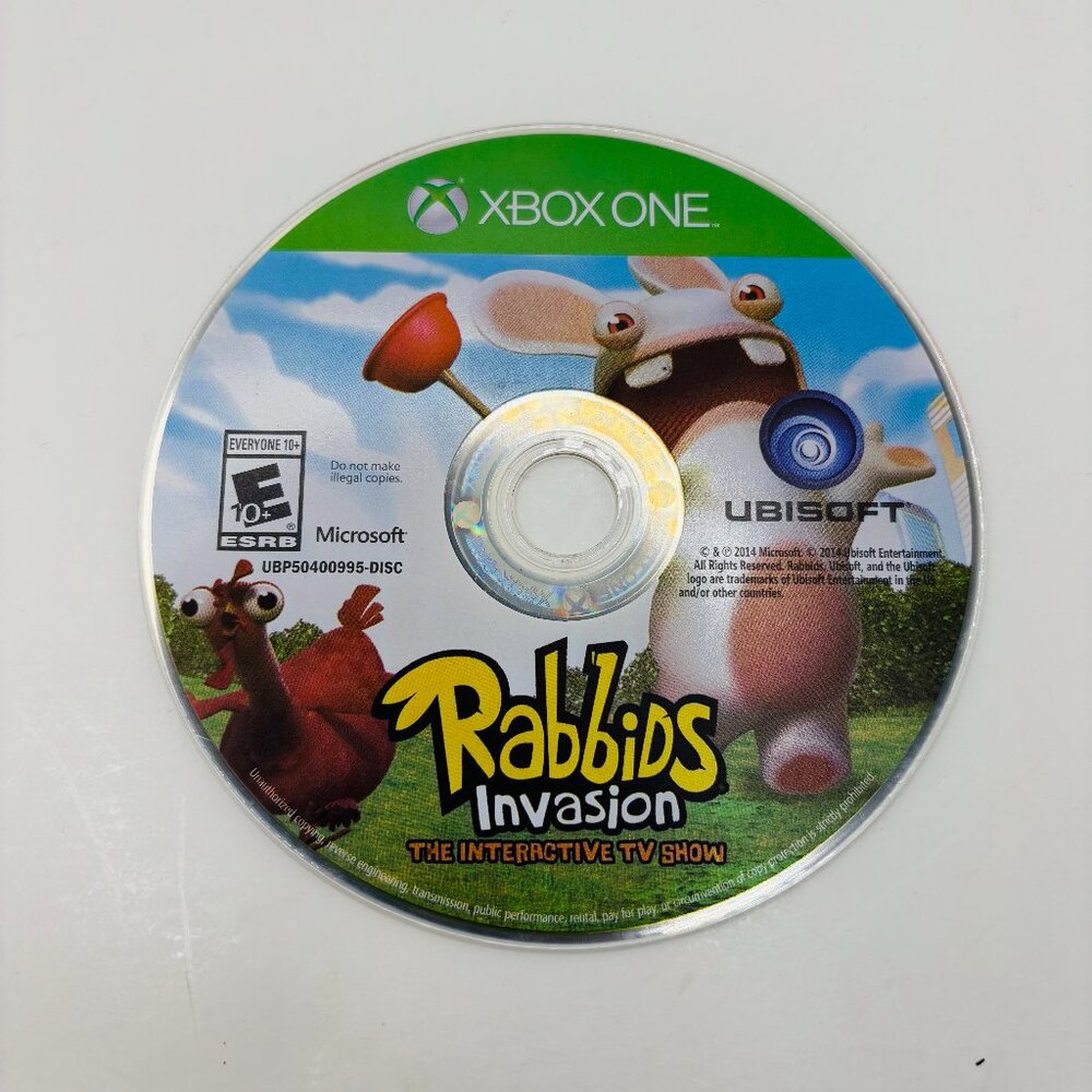 Rabbids Invasion The Interactive TV Show (Microsoft Xbox One, 2014) Disc Only